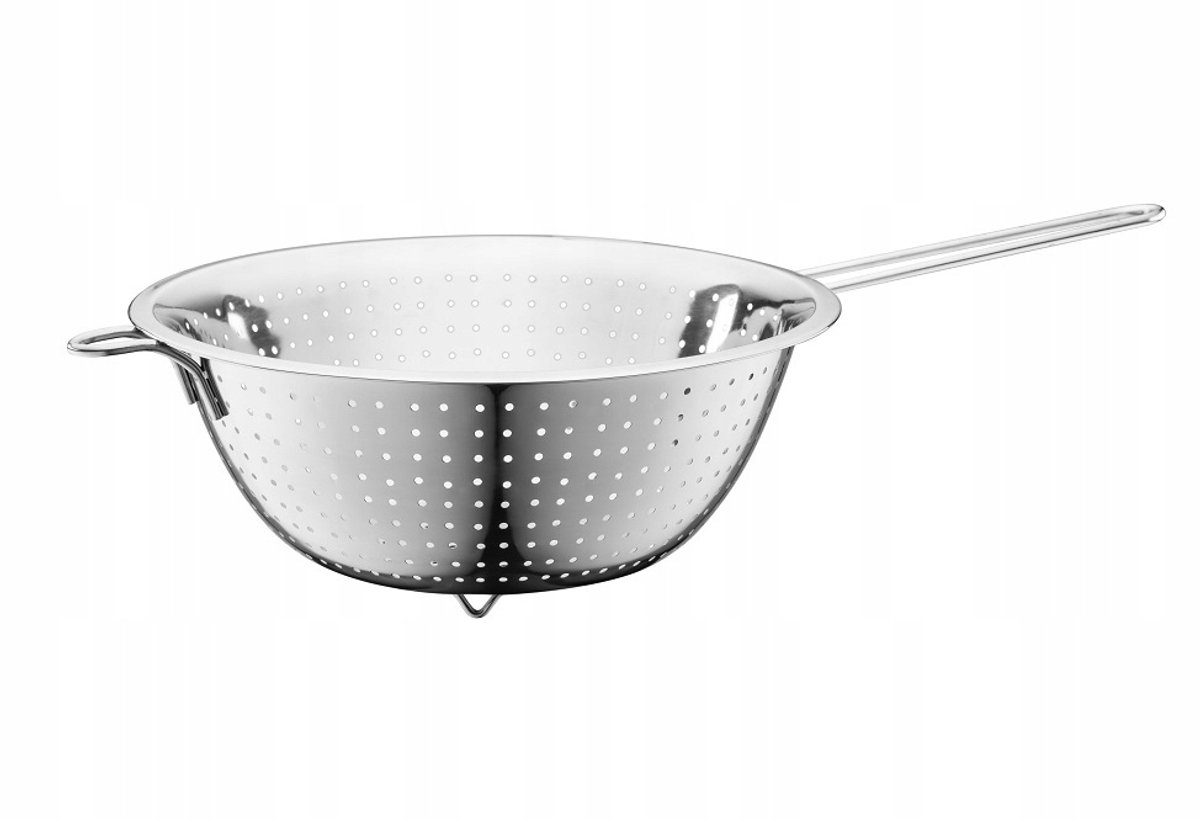 RVS Zeef met Handvat - 24 cm - Fijne Mallas