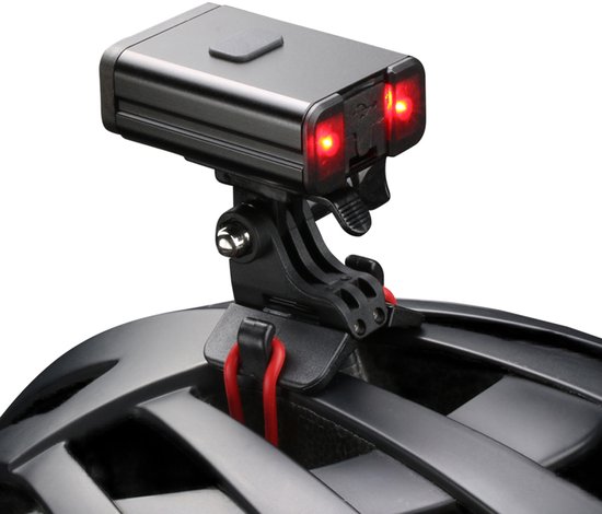 Lightyourbike ® DUO NOVA - Fietshelm verlichting LED - Helmlamp USB Oplaadbaar - Verlichting fietshelm bevestiging - Voorlicht & Achterlicht — afbeelding 4