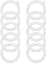 Lot De 8 Joints En Silicone Pour Bocaux - 70x95mm - Étanches, Colorés, Réutilisables - Conserves, Confitures