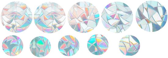 Bectosy Raamfolie, ondoorzichtig, regenboog, inkijkbescherming, statisch hechtend, kleurrijk, 3D regenboogeffect, raamfolie, 60 x 400 cm, zonder lijm, uv-bescherming, voor woonkamer, keuken, badkamer