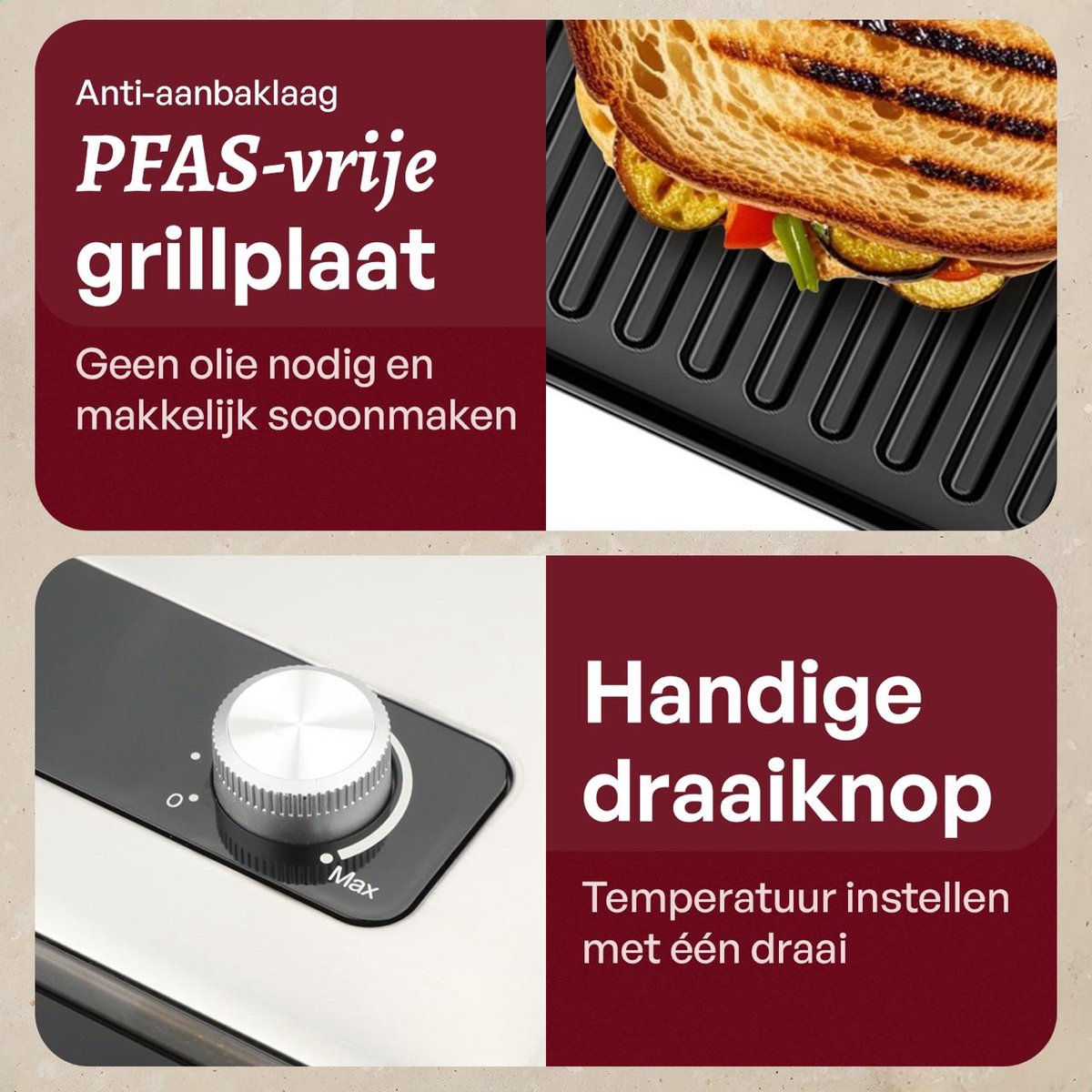 CHEFSHAUS Grillmate - Contactgrill thumbnail 4