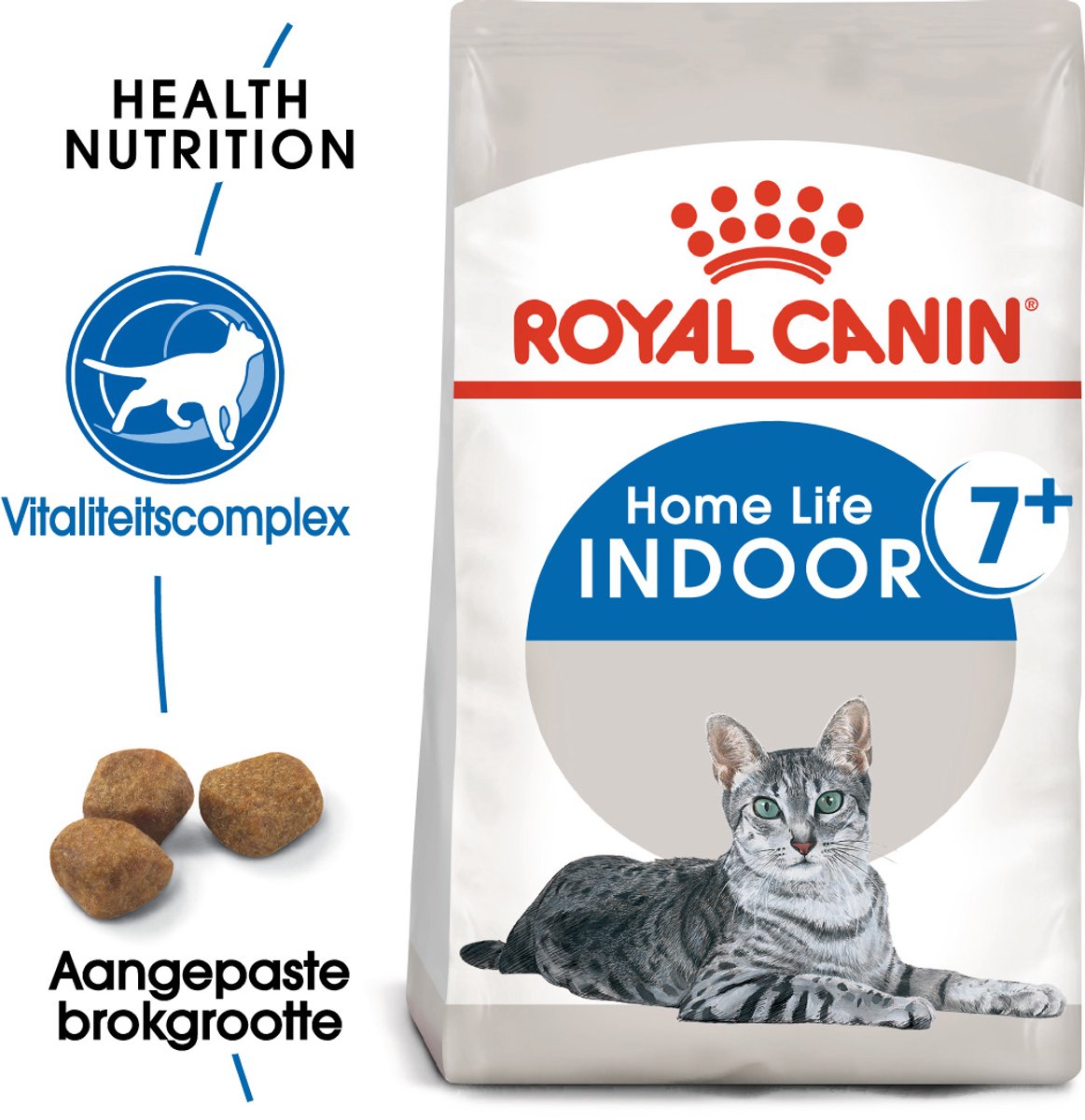 Bol.com Royal Canin Indoor 7+ - Kattenvoer - 3,5kg - Oudere volwassen binnenkat aanbieding