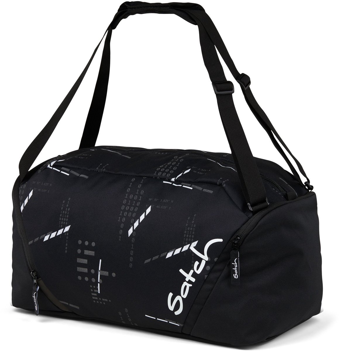 satch sporttas satch Ninja Matrix Sportbag Black zwart
