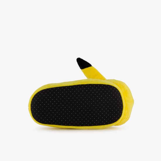 Gele Pikachu sloffen met anti-slip zool.