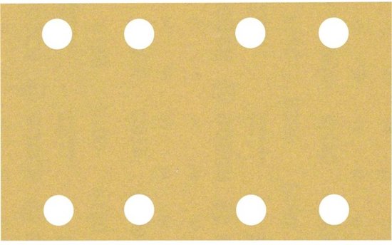Bosch Accessories 2608901664 Schuurpapier voor vlakschuurmachine Korrelgrootte (num) 180 (l x b) 133 mm x 80 mm 50 stuk