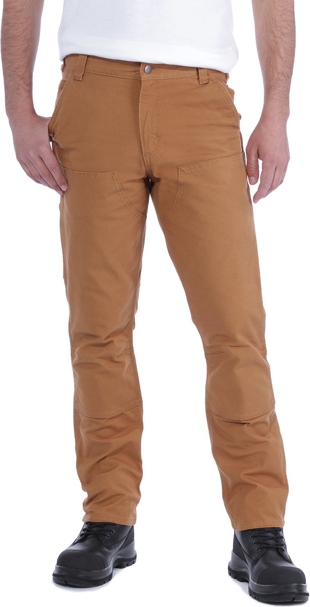 Carhartt Herenbroek Stretch Duck Double Front Carhartt® Bruin