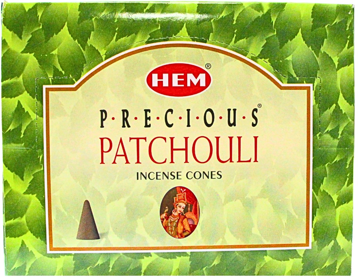 Ruben Robijn HEM Precious Patchouli Wierook kegels - doos van 12 st. n.n.b