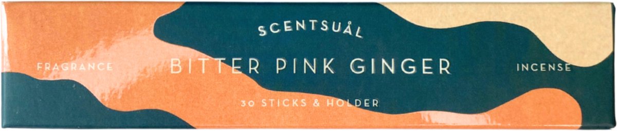 Ruben Robijn Bitter Pink Ginger Scentsual Nippon Kodo - Wierook Stokjes Roze / groen