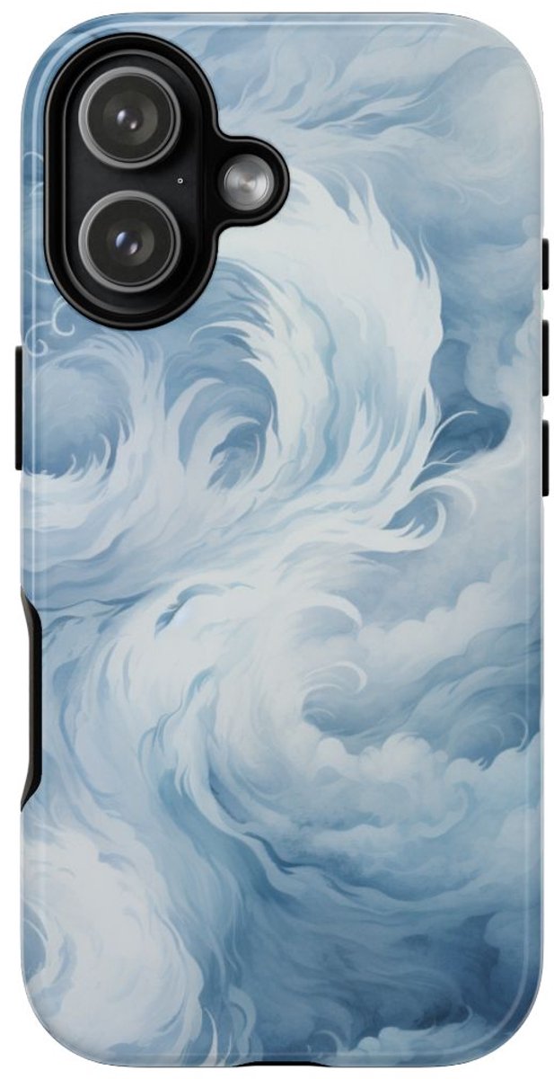 Draaiende Sneeuwstorm en Wervelende Wind – Telefoonhoesje Geschikt voor iPhone 17