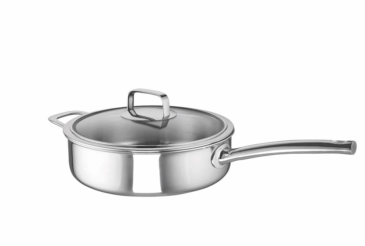 Schulte-Ufer Skagen Sauteerpan met Glasdeksel 28-cm