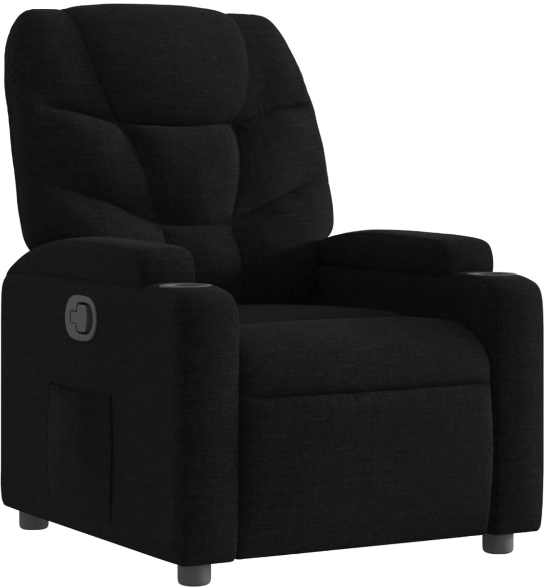 vidaXL Relaxfauteuil - Zwarte - Stof