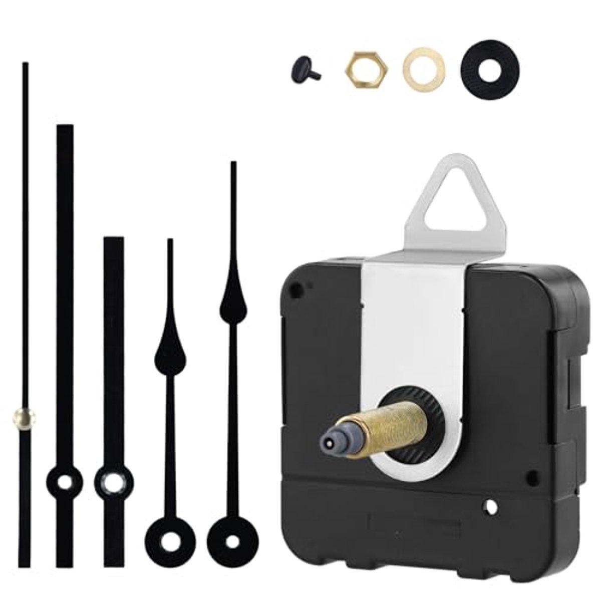 Quartz Wandklok Reparatieset met Lange As en Spade-Handen - 31 mm Klok Mechanisme