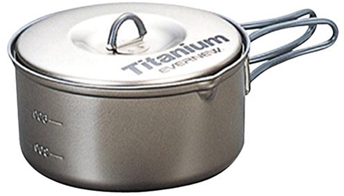 Lichte Titanium Kookpot met Antiaanbaklaag en Geïsoleerde Handgreep