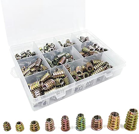 Schroefmoer M3 x 8 mm Art. 7965 RVS A2 (250 stuks