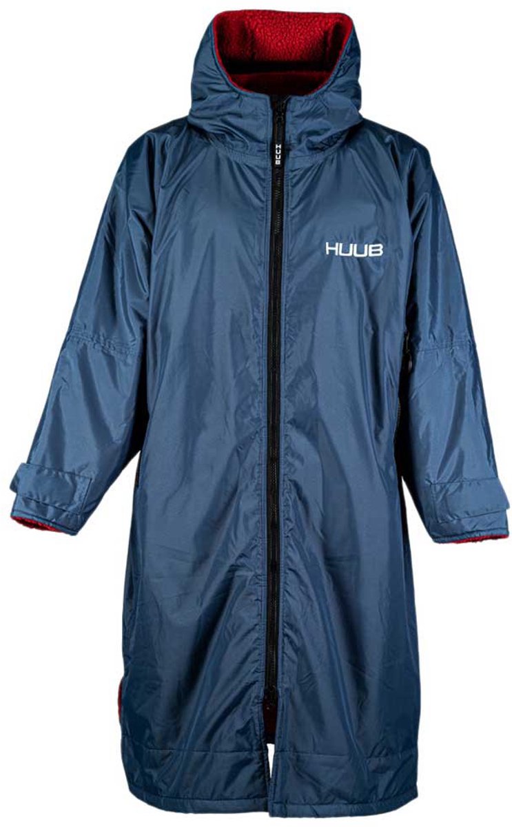 Huub Junior Badjas Junior Parka S-M Marineblauw
