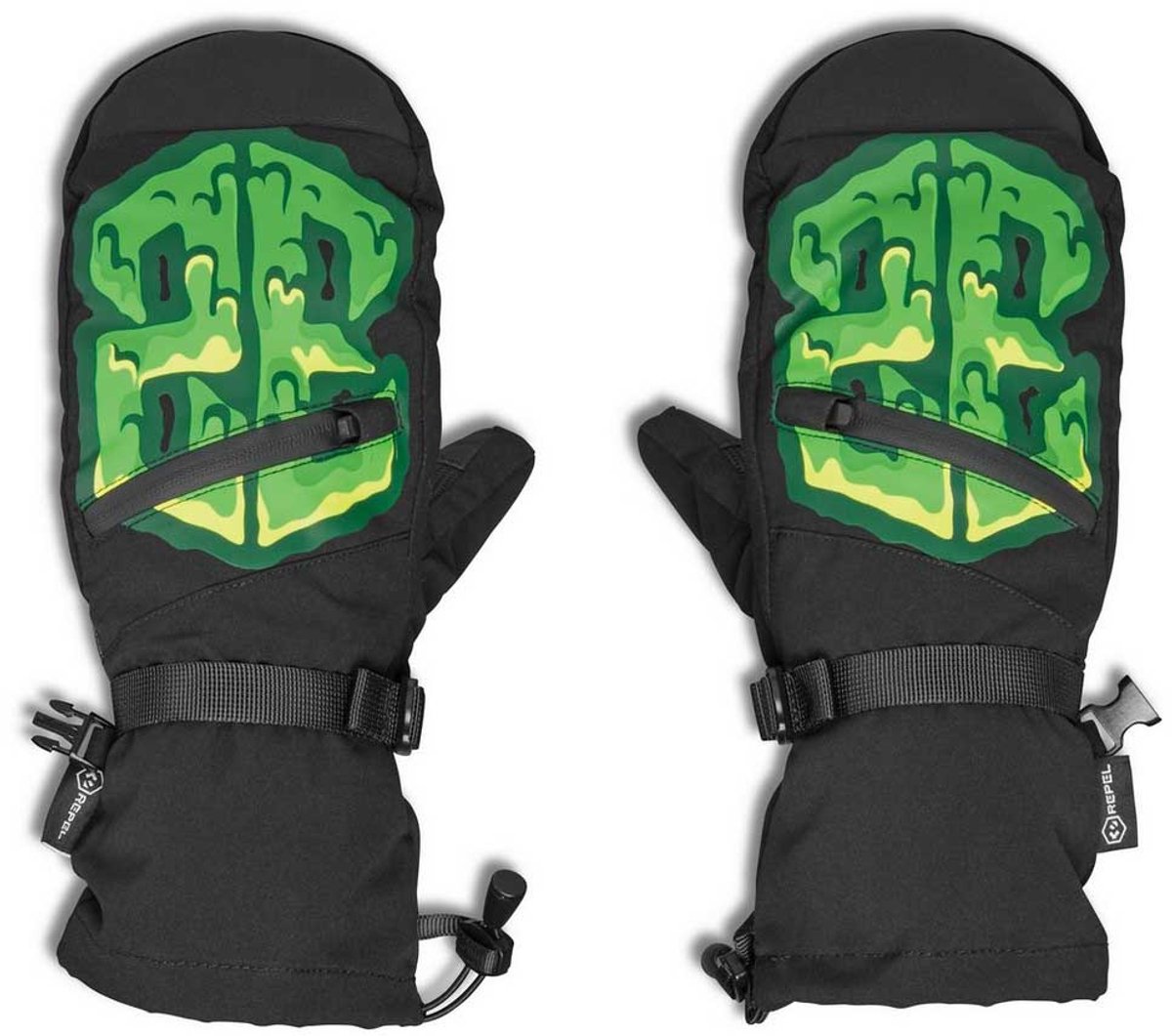 Thirtytwo Corp Handschoenen S-M Jongens Meisjes Zwart