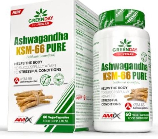 Amix Nutrition ProVegan Ashwagandha KMS-66 Pure, 60 gélules