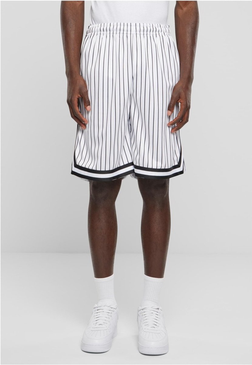 Urban Classics Striped Mesh Korte broek XL Wit