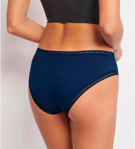 sloggi GO Crush Hipster 3 pack caleçons pour femmes - Blauw - Combinaison foncée - Taille XL