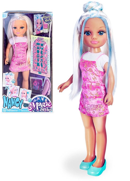 Nancy pop 42 cm glow in the dark magic styles van Nancy — afbeelding 2