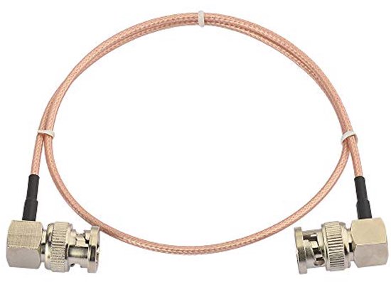 SZRMCC DIN1.0/2.3 male naar BNC female RG179 75 Ohm HD SDI kabel voor Blackmagic HyperDeck, 15 cm, haaks