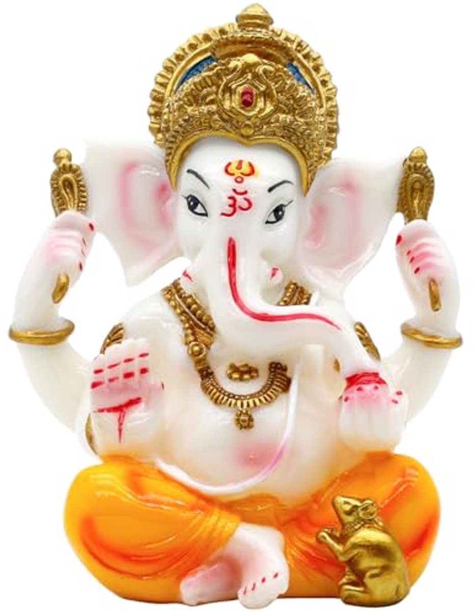 Ganesha Standbeeld 5.5 Inch - Hindu God Idool voor Decoratie en Geschenken