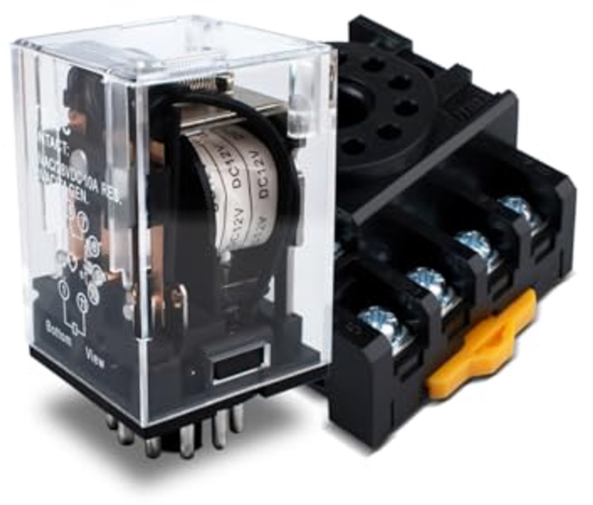 DC 12V Elektromagnetisch Power Relais met 11 Pin 10A Spoel Relais