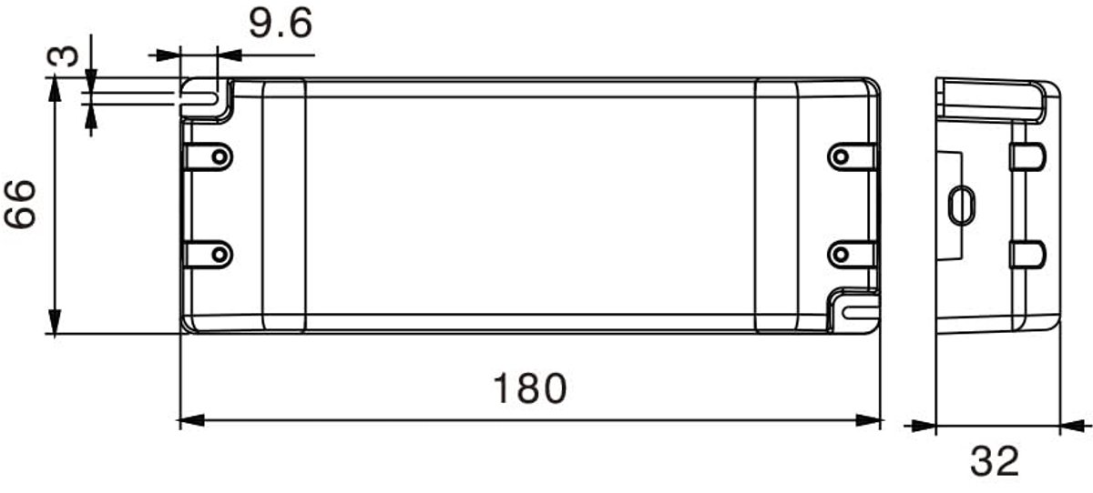 Dimbare LED Driver 12V 50W - TRIAC dimbaar met constante spanning