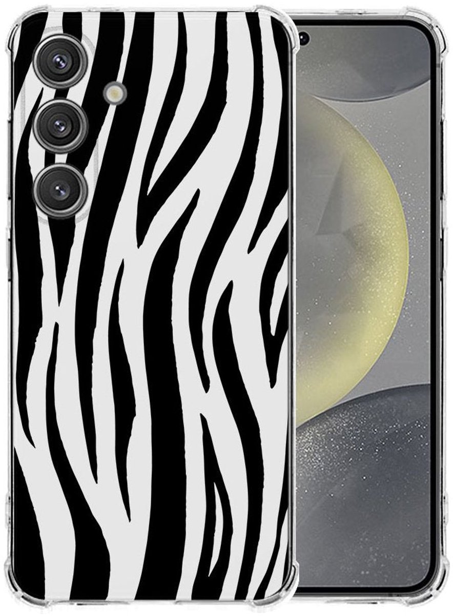 Samsung Galaxy S25 Plus Hoesje - Zebra TPU Antishock