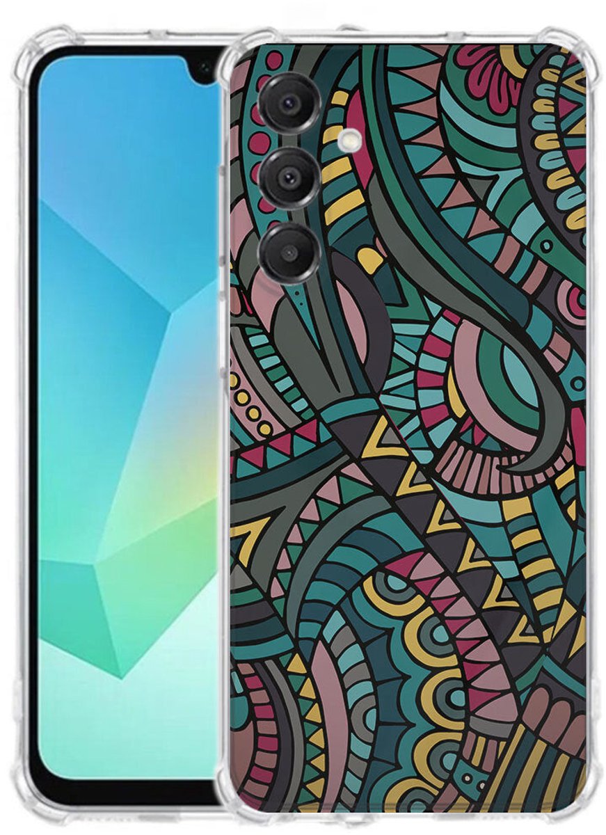 TPU Telefoonhoesje Samsung Galaxy A17 - Aztec schokabsorberende backcover