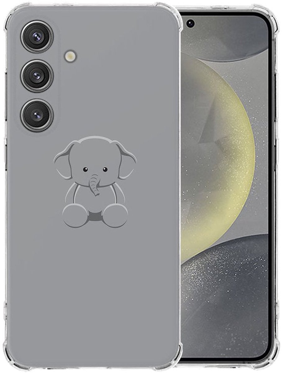 Samsung Galaxy S25 Hoesje - Baby Olifant TPU Antishock