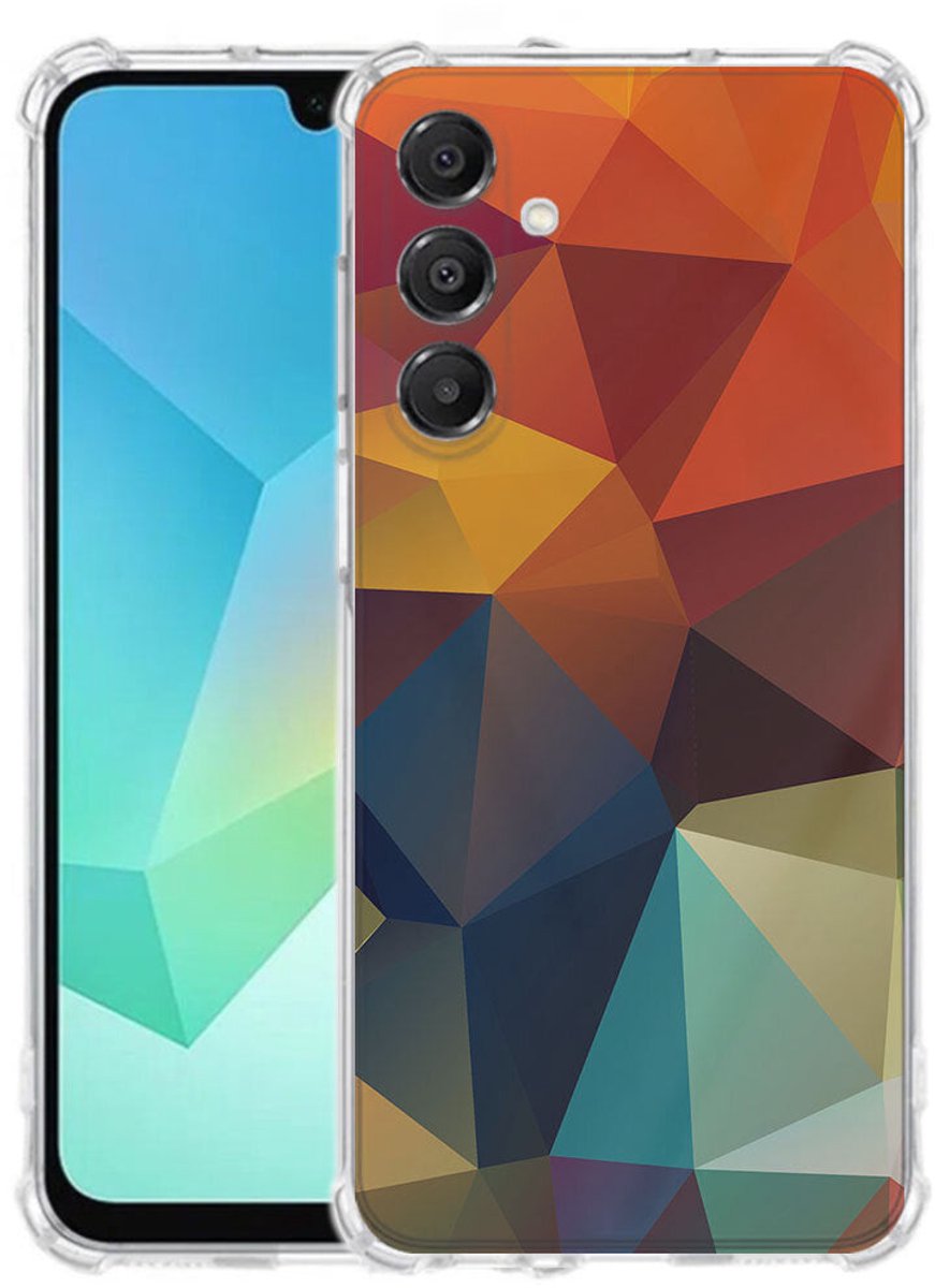 TPU Telefoonhoesje Samsung Galaxy A17 - Polygon Color schokabsorberende backcover