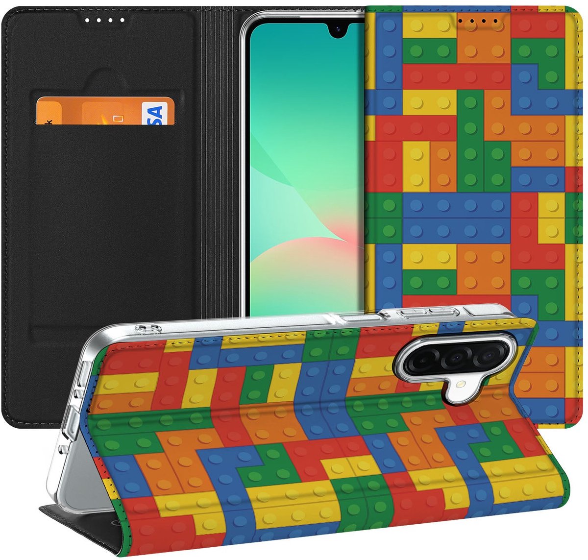 Samsung Galaxy A26 Hoesje met Magneet Blokken