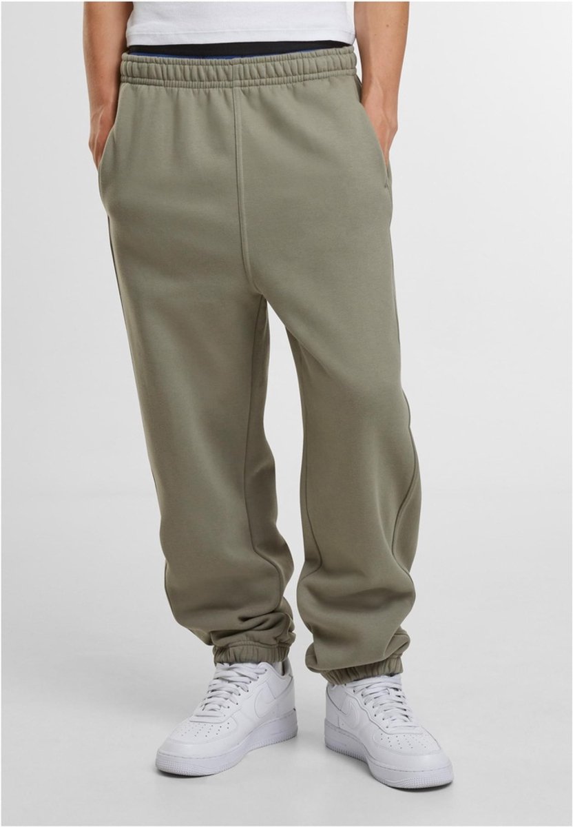 Urban Classics Basic Heren joggingbroek 5XL Groen