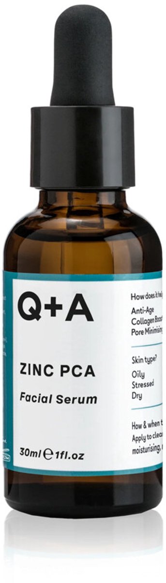 Q+A - Zinc PCA Gezichtsserum - 2 x 30 ml - Voordeelverpakking