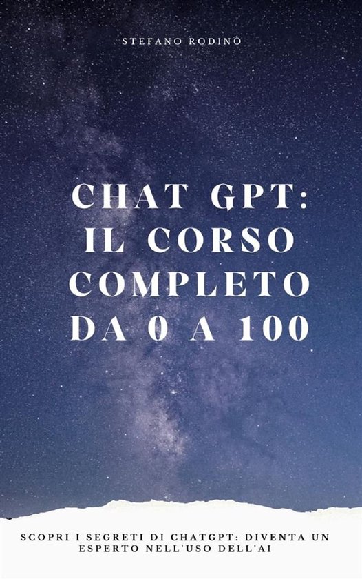 Chat GPT: il corso completo da 0 a 100 - cover