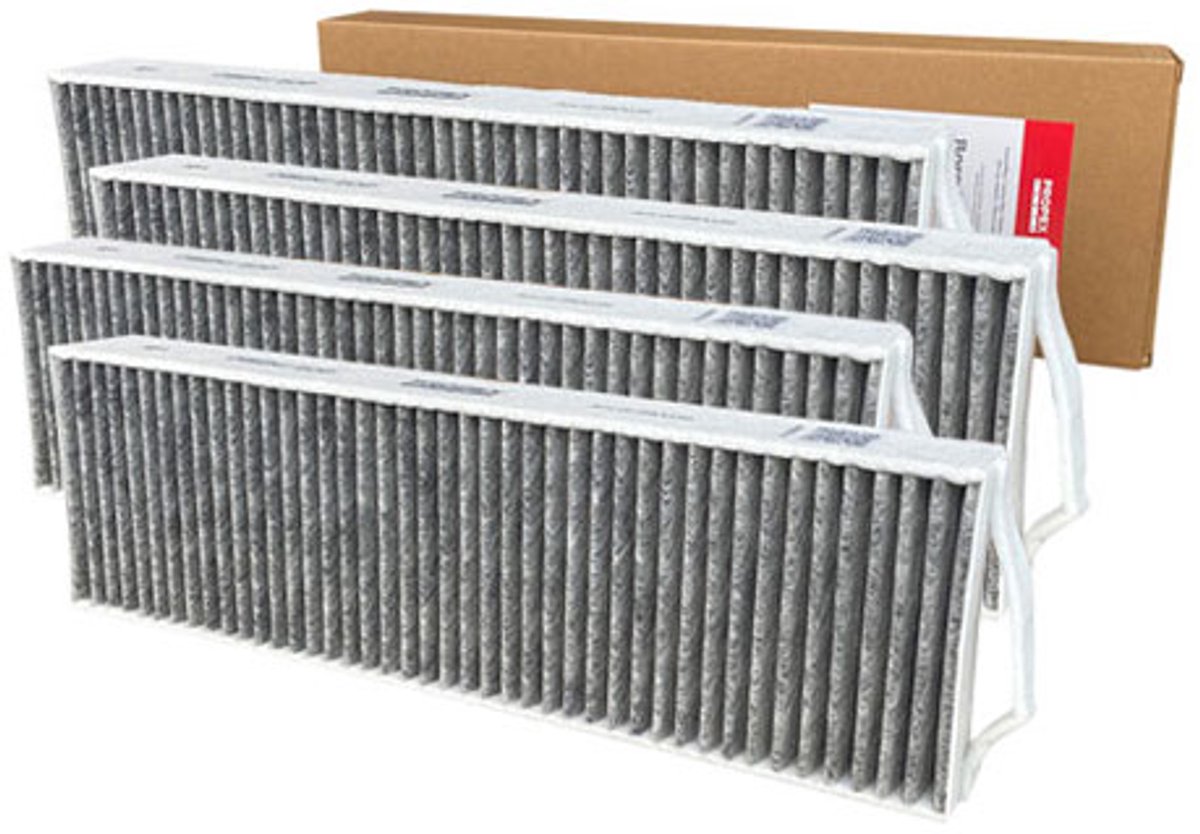 Propex Parts Koolstoffilters voor Afzuigkappen - 4 stuks - Geschikt voor BORA PUAKF, GFES model Bora Pure, Pure X, Pure S kookplaat - Eenvoudige Installatie