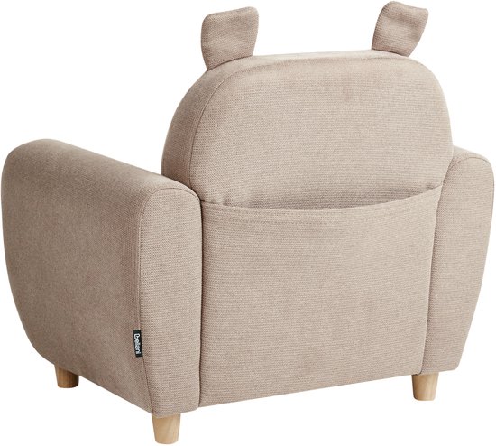BELIANI MARIBO - Kinderfauteuil - Taupe - Stof van Merkloos — afbeelding 3