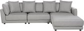 SIGTUNA - Canapé d'angle - Gris clair - Universel - Polyester