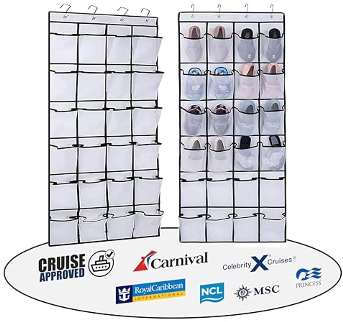Over Deur Schoen Organizer voor Cruise Cabines