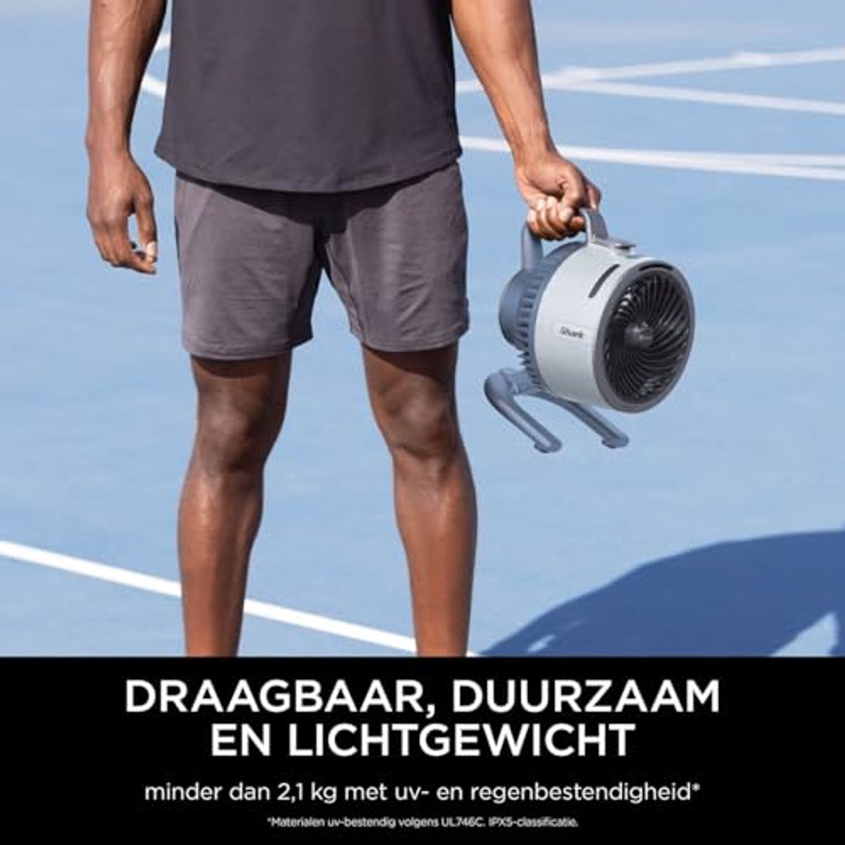 Draagbare Vernevelingsventilator met Koeling - Stil, Compact en Krachtig voor Binnen en Buiten