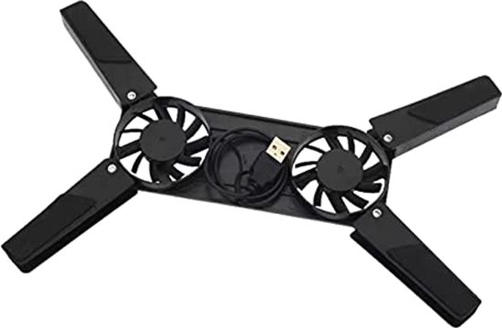 KLIM Glacier - Koelstandaard voor laptop met 6 ventilatoren - NIEUW 2023 - met RGB-achtergrondverlichting - 11-17,3 inch - Koelpad voor gaming-laptop - Stabiel en stil - USB-aangedreven KLIM Glacier - Koelstandaard voor laptop met 6 ventilatoren - NIEUW 2023 - met RGB-achtergrondverlichting - 11-17,3 inch - Koelpad voor gaming-laptop - Stabiel en stil - USB-aangedreven