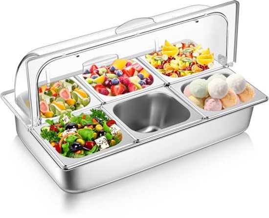 Koelkastvriendelijke boterbox met geïntegreerd-Geel on