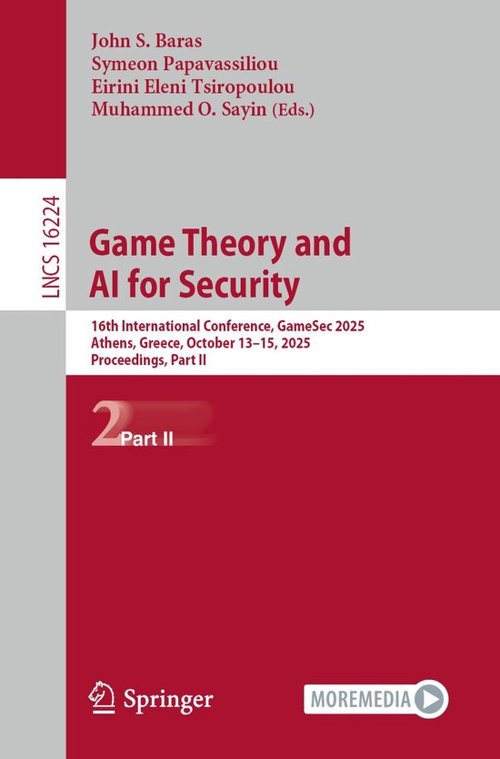 Computer Science (R0) 2 - Game Theory and AI for Security - cover