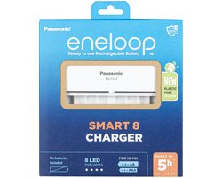 Panasonic Eneloop Oplader voor 8 batterijen - BQ-CC63E