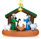 Kerststal Mini Staand Twee Stuks J-Line 86343 kerstdecoratie 5415203863430