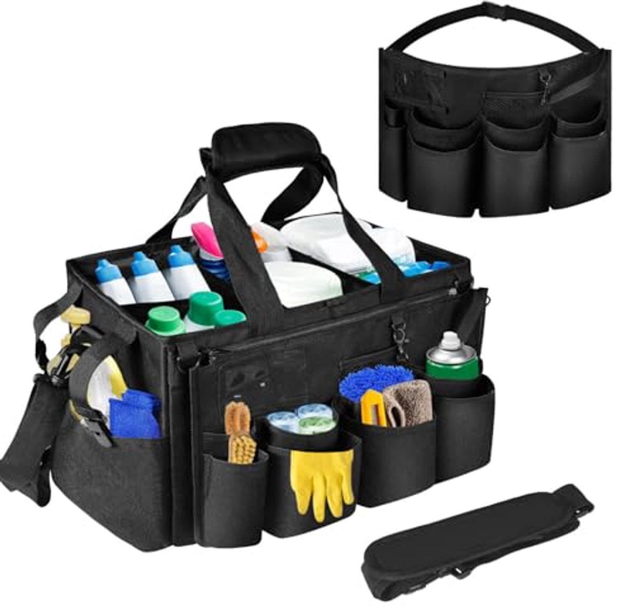 Schoonmaak Caddy Bag - Draagbare Organizer voor Schoonmaakgereedschap