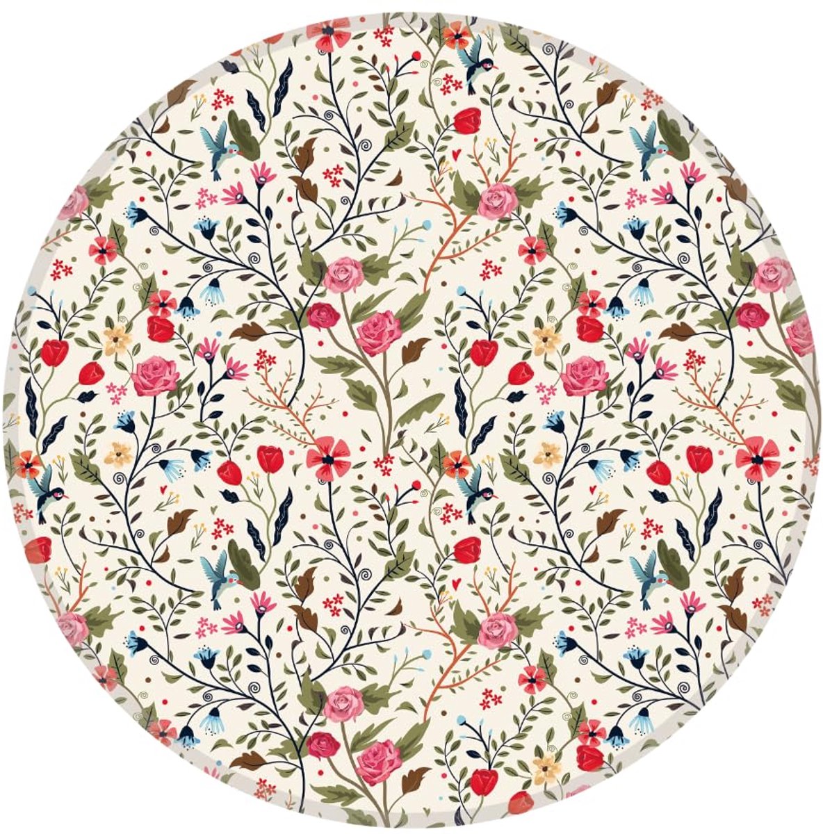 Ronde Muismat met HD-Print en Antislip Onderkant – Premium Textuur 22cm