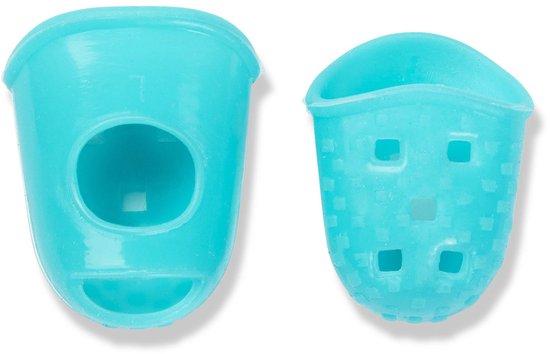 PRYM NAALDGRIJPERS SILICONEN M-L TURQUOISE - 1X2ST