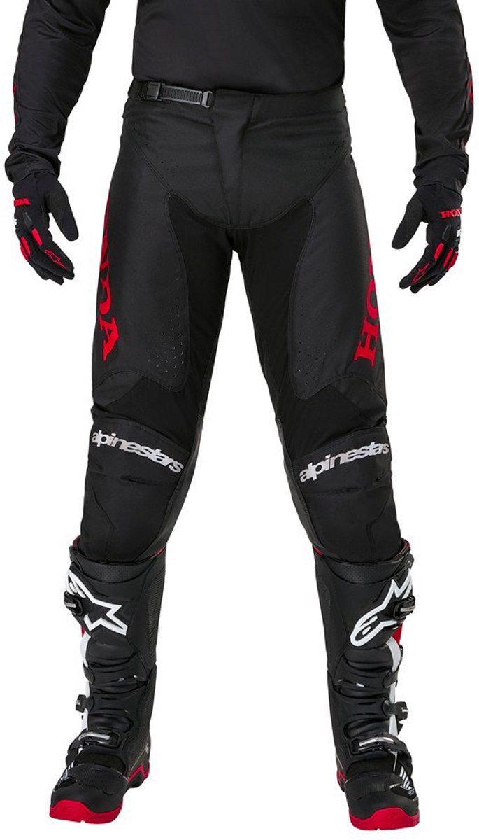Alpinestars Honda Racer Iconic Broek Zwart Rood - Broek